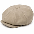 Schiebermütze Einheitsgröße Beige Textil - Ballonmütze mit Schild