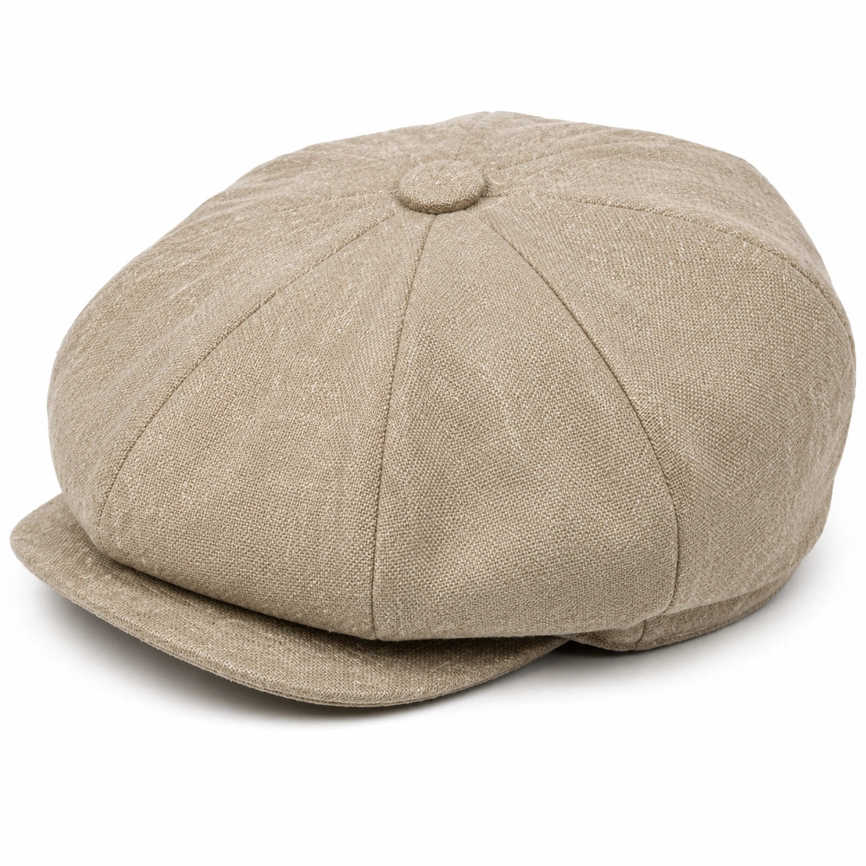 Schiebermütze Einheitsgröße Beige Textil - Ballonmütze mit Schild